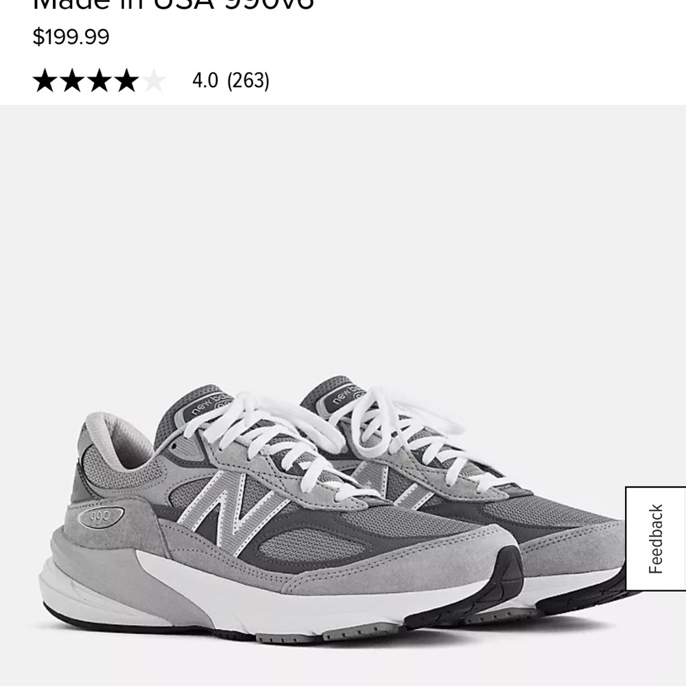 New Balance Gray Sneakers